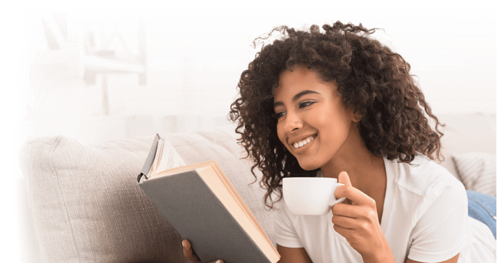 Woman with Teaburn Coffee